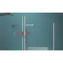 Душевой уголок 100x80 см BelBagno Kraft KRAFT-AH-12-100/80-C-Cr-L прозрачное