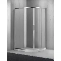 Душевой уголок 100x80 см BelBagno Sela SELA-RH-2-100/80-P-Cr текстурное стекло