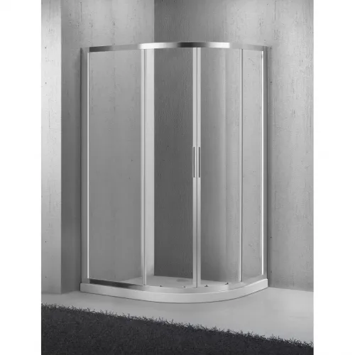 Душевой уголок 100x80 см BelBagno Sela SELA-RH-2-100/80-P-Cr текстурное стекло