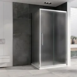 Душевой уголок 140x60 см Abber Schwarzer Diamant AG30140MH-S60M матовое