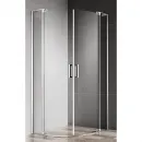 Душевой уголок 80-90x80-90 см Cezares SLIDER-R-2-80/90-C-Cr прозрачное