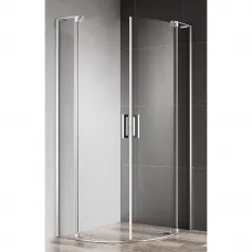 Душевой уголок 80-90x80-90 см Cezares SLIDER-R-2-80/90-C-Cr прозрачное