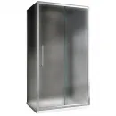 Душевой уголок 140x60 см Abber Schwarzer Diamant AG30140MH-S60M-S60M матовое
