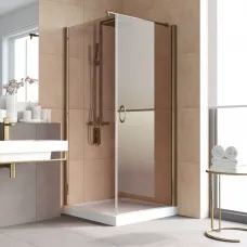 Душевой уголок Vegas Glass EP-Fis LUX 90*120 05 05 R 90x120 см R, профиль бронза, стекло бронза