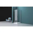 Душевой уголок 120x100 см BelBagno Kraft KRAFT-AH-12-120/100-C-Cr-L прозрачное