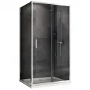 Душевой уголок 150x50 см Abber Schwarzer Diamant AG301505-S505 прозрачное