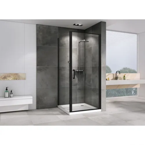 Душевой уголок 100x70 см Abber Sonnenstrand AG04100B-S70B прозрачное