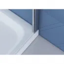 Душевой уголок 120x80 см BelBagno DUE-AH-1-120/80-C-CR прозрачное