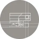 Душевой уголок 100-110x99,5 см Cezares SLIDER-AH-1-100-100/110-BR-Cr бронза