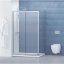 Душевой уголок 120x90 см BelBagno DUE-AH-1-120/90-C-CR прозрачное
