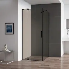 Душевой уголок 100-110x99,5 см Cezares SLIDER-AH-1-100-100/110-BR-NERO бронза