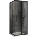 Душевой уголок 100x100 см Abber Schwarzer Diamant AG02100BH прозрачное