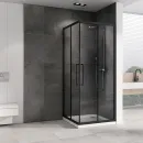 Душевой уголок 100x100 см Abber Schwarzer Diamant AG02100BH прозрачное