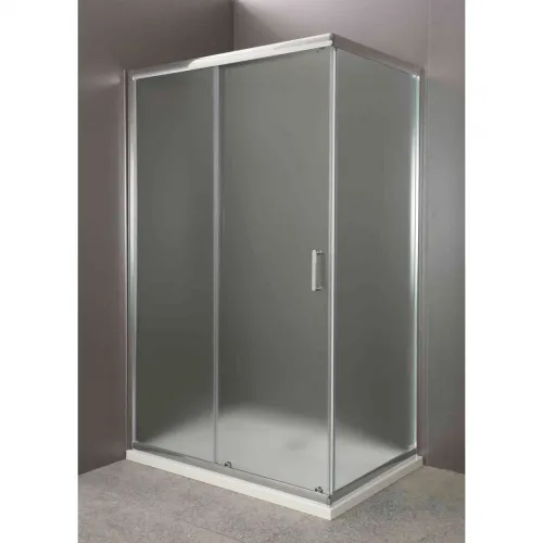 Душевой уголок 110x80 см BelBagno Uno UNO-AH-1-110/80-P-Cr текстурное стекло