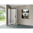 Душевой уголок 100x100 см Vincea Stresa VSP-1S100CLB прозрачное