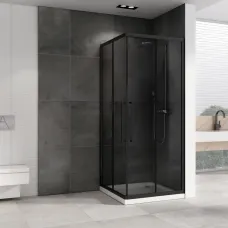 Душевой уголок 100x100 см Abber Schwarzer Diamant AG02100BDTH тонированное