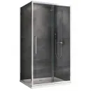 Душевой уголок 150x50 см Abber Schwarzer Diamant AG30150H-S50 прозрачное