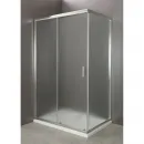Душевой уголок 100x80 см BelBagno UNO-AH-1-100/80-P-Cr текстурное стекло