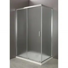 Душевой уголок 100x80 см BelBagno UNO-AH-1-100/80-P-Cr текстурное стекло