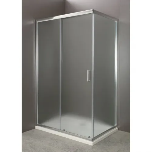 Душевой уголок 100x80 см BelBagno UNO-AH-1-100/80-P-Cr текстурное стекло