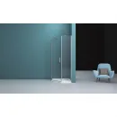 Душевой уголок 100x100 см BelBagno Kraft KRAFT-P-1-100-C-Cr-L прозрачное