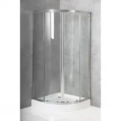 Душевой уголок 80x80 см BelBagno DUE-R-2-80-C-Cr прозрачное
