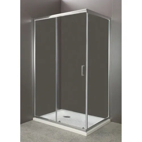 Душевой уголок 110x80 см BelBagno UNO-AH-1-110/80-C-Cr прозрачное