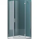 Душевой уголок 100x100 см BelBagno Kraft KRAFT-P-1-100-C-Cr-R прозрачное