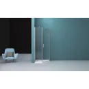 Душевой уголок 100x100 см BelBagno Kraft KRAFT-P-1-100-C-Cr-R прозрачное