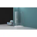 Душевой уголок 100x100 см BelBagno Kraft KRAFT-P-1-100-C-Cr-R прозрачное