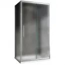 Душевой уголок 150x50 см Abber Schwarzer Diamant AG30150MH-S50M-S50M матовое
