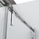 Душевой уголок Vincea Lugano VSR-1L9013CLGM-1 130x90 см, профиль вороненая сталь, стекло прозрачное