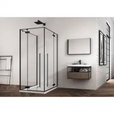 Душевой уголок 89,4x88,5 см Abber Eins AG06099B прозрачное
