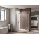 Душевой уголок 120x80 см BelBagno DUE-RH-2-120/80-C-Cr прозрачное