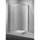 Душевой уголок BelBagno Sela 100x80 см прозрачное стекло SELA-AH-2-100/80-C-Cr