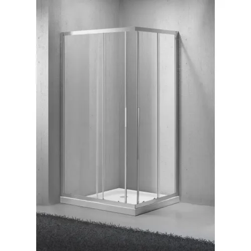 Душевой уголок BelBagno Sela 100x80 см прозрачное стекло SELA-AH-2-100/80-C-Cr