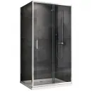 Душевой уголок 100x50 см Abber Schwarzer Diamant AG301005-S505 прозрачное