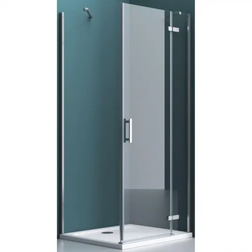 Душевой уголок 100x80 см BelBagno Kraft KRAFT-AH-12-100/80-C-Cr-R прозрачное