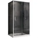 Душевой уголок 100x60 см Abber Schwarzer Diamant AG301005-S605 прозрачное