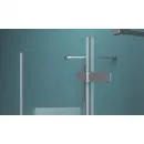 Душевой уголок 100x90 см BelBagno Kraft KRAFT-AH-12-100/90-C-Cr-R прозрачное