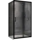 Душевой уголок 160x100 см Abber Schwarzer Diamant AG30160B-S100B прозрачное