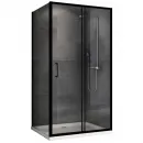 Душевой уголок 100x50 см Abber Schwarzer Diamant AG30100B5-S50B5 прозрачное
