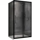 Душевой уголок 100x50 см Abber Schwarzer Diamant AG30100BH-S50B прозрачное