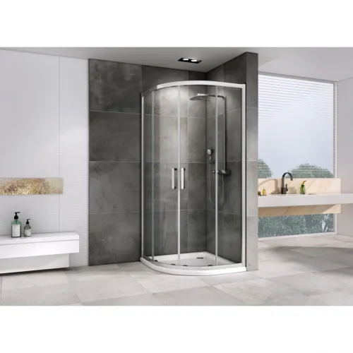 Душевой уголок 100x100 см Abber Schwarzer Diamant AG01100 прозрачное