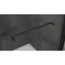 Душевой уголок Abber Schwarzer Diamant AG0A100B 99,2x100 см, профиль черный матовый, стекло прозрачное