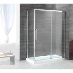 Душевой уголок 140x80 см Cezares LUX-SOFT-W-AH-1-140/80-C-Cr-IV прозрачное
