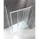 Душевой уголок 140x80 см Cezares LUX-SOFT-W-AH-1-140/80-C-Cr-IV прозрачное