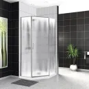 Душевой уголок BelBagno Uno UNO-195-P-1-90-CH-CR 90x90 см, профиль хром, стекло шиншилла