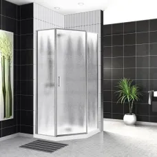 Душевой уголок BelBagno Uno UNO-195-P-1-90-CH-CR 90x90 см, профиль хром, стекло шиншилла
