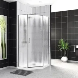 Душевой уголок BelBagno Uno UNO-195-P-1-90-CH-CR 90x90 см, профиль хром, стекло шиншилла